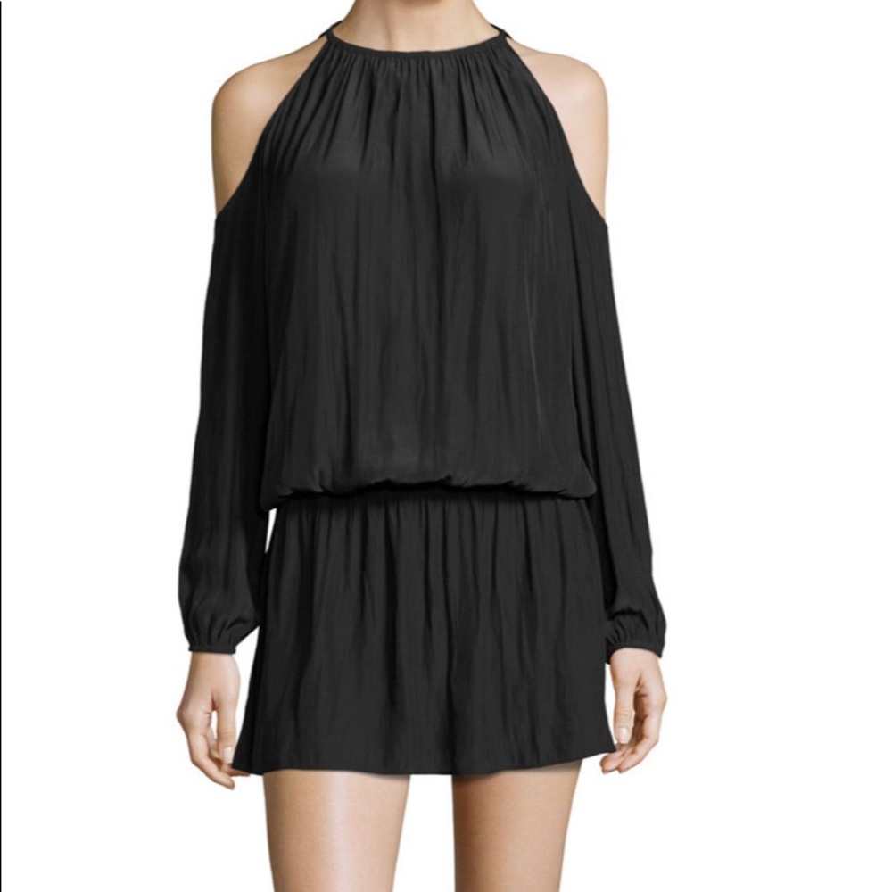 Ramey Brook Lauren Cold-Shoulder Black Dress XS